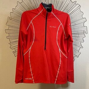 Pearl Izumi P.R.O. Series Red & Black Half Zip Cycling Size L